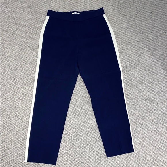 Babaton Aritzia Navy pants with white stripe - Picture 2 of 4